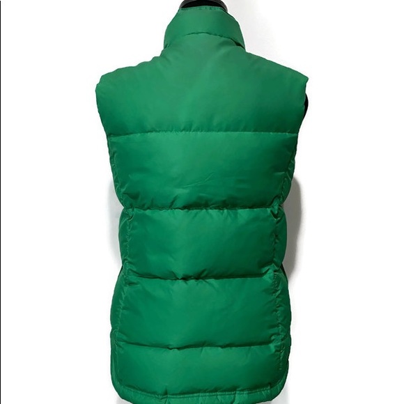 J Crew Womens Puffer Vest Coat, Size XS, Green - Picture 3 of 4